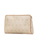 Honeycomb Coated Canvas Clutch